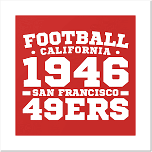 Football California 1946 San Francisco 49ers Posters and Art